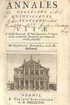 Annales Velleiani, Quintilianei, Statiani ... Ab Henrico Dodwello (Sp Coll P.D.L. 17) 
Title page with Presbytery ownership inscription. Links fto catalogue record
