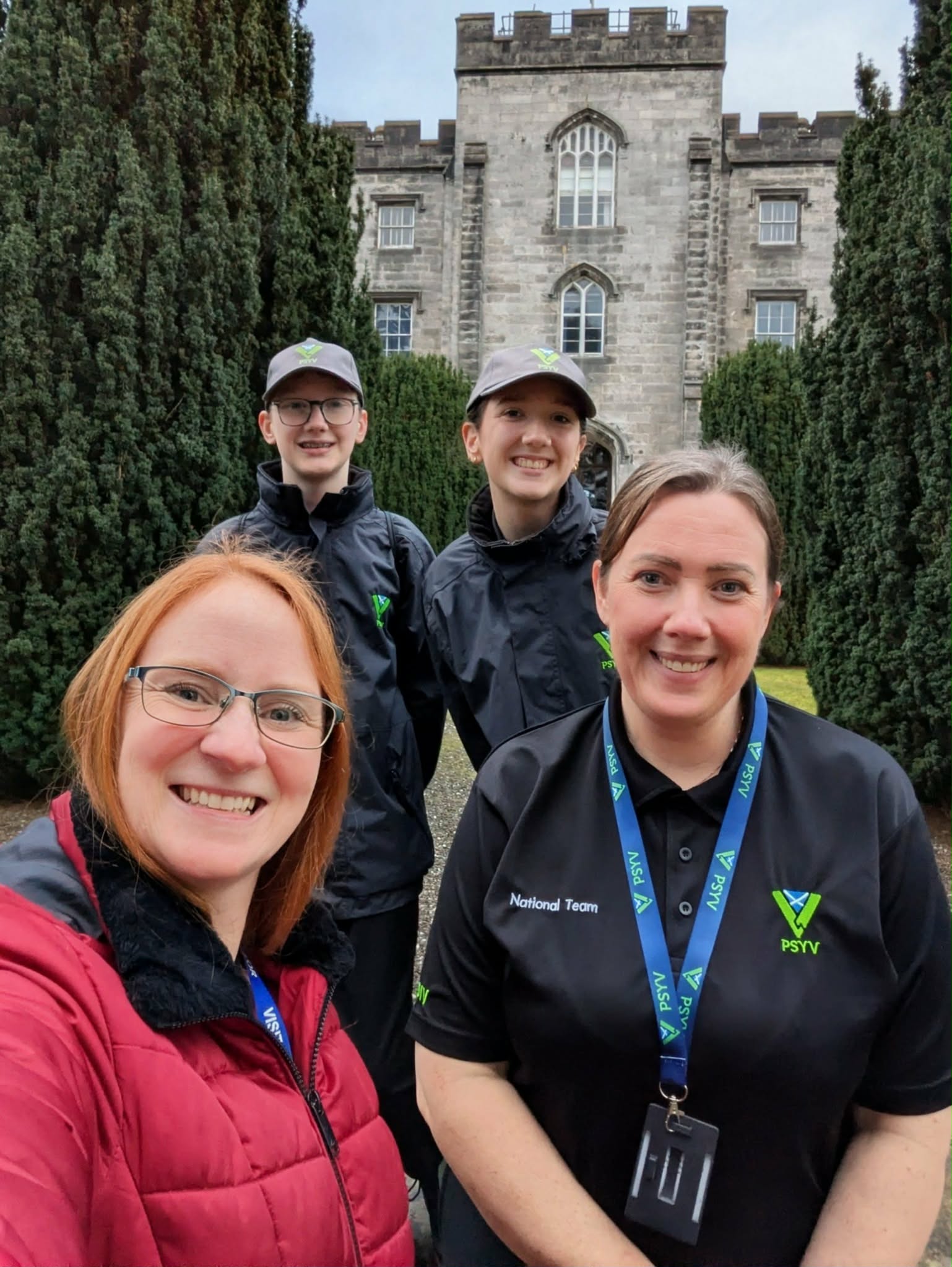 Yvonne Skipper with Students