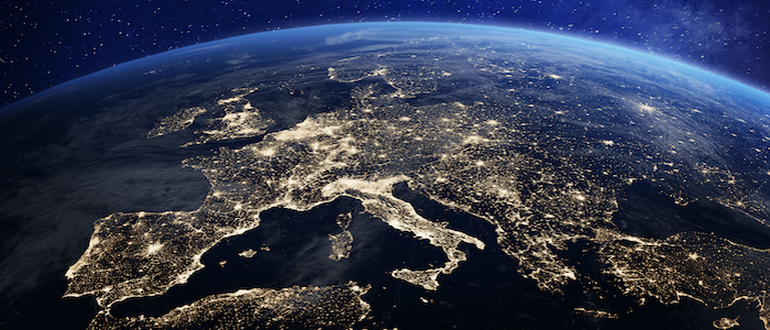 Stock image UofG satellite image of Europe