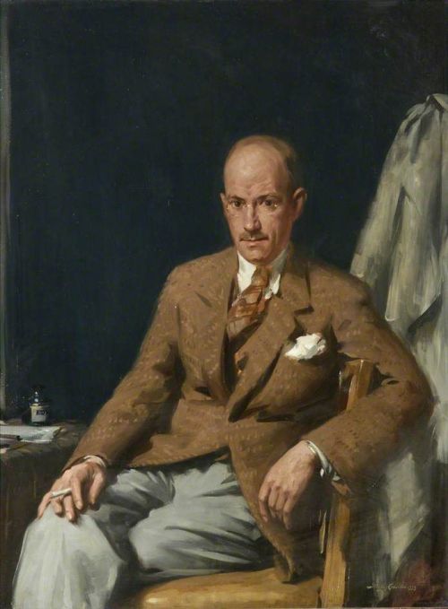 Portrait of Eric Linklater by Stanley Cursiter
