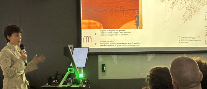 Academic giving a lecture