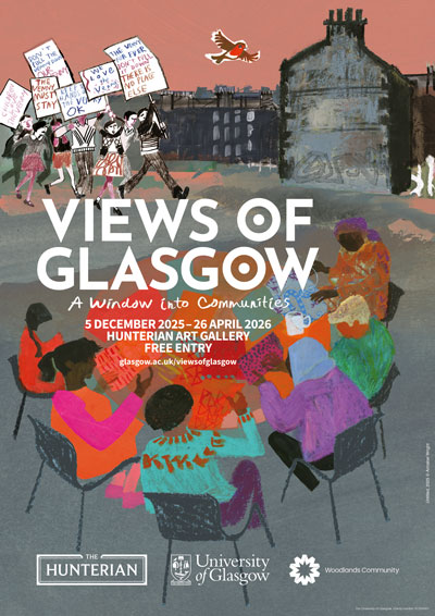 Views of Glasgow exhibition poster