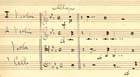 image shows beginning of Quartet in C minor (1891): MS McEwen S80/2. Links to more information on this manuscript.