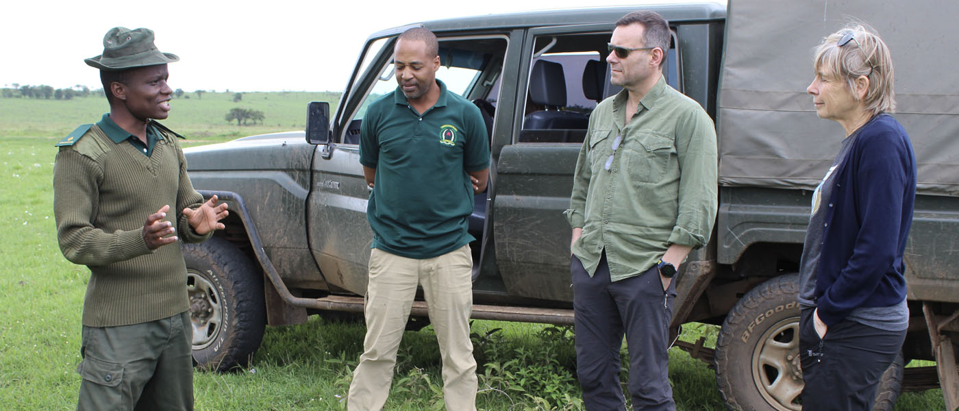 Chris Pearce and Mary Ryan at Serengeti National Park