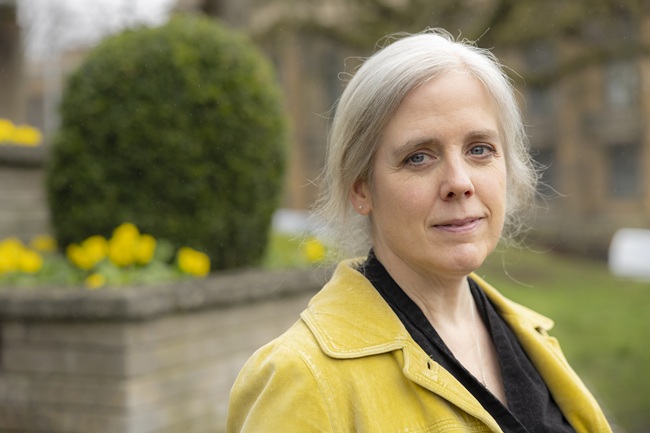 Dr Tanya Cheadle, Lecturer in Gender History and Director of Learning, Teaching and Student Experience at the School of Humanities | Sgoil nan Daonnachdan. Credit Martin Shields