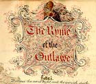 William Motherwell's The Ryme of the Outlawe (MS Robertson 15/1) composed by Motherwell and written out in his own hand - Links to more information on this item
