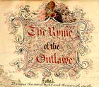 William Motherwell's The Ryme of the Outlawe (MS Robertson 15/1) composed by Motherwell and written out in his own hand - Links to more information on this item
