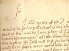 Detail from: MS Gen 206, item 1, a letter from John Maxwell, 1st Baronet of Pollock (1648-1732), to John Stirling, dated 12th December 1702. - Links to more information on this item
