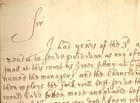 Detail from: MS Gen 206, item 1, a letter from John Maxwell, 1st Baronet of Pollock (1648-1732), to John Stirling, dated 12th December 1702. - Links to more information on this item