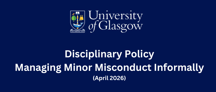 Thumbnail image with the text Disciplinary Policy - Managing Minor Misconduct Informally (April 2026)