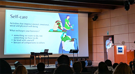 Student support presentation at ULB