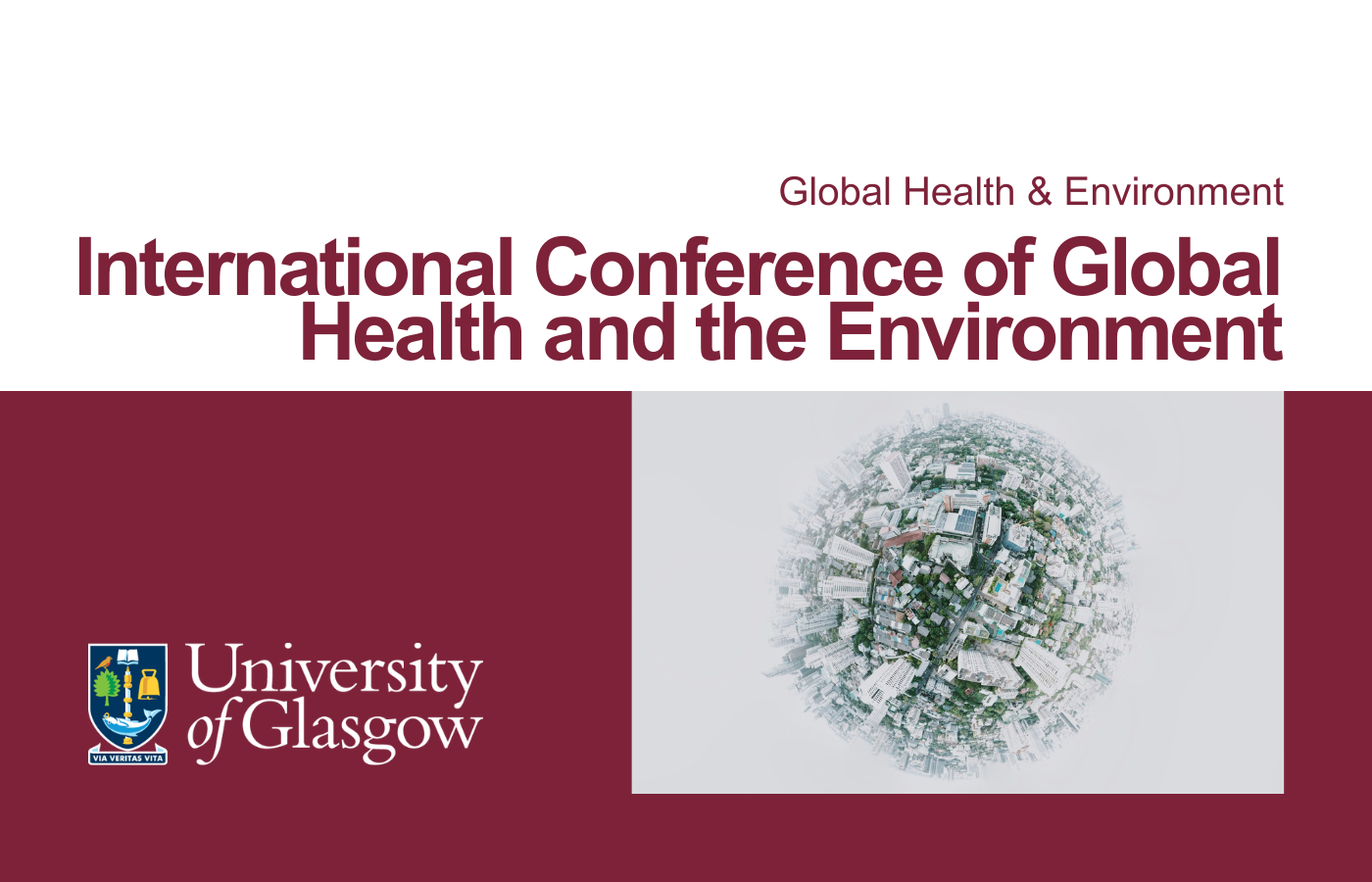 Banner image for International conference for global health and environment
