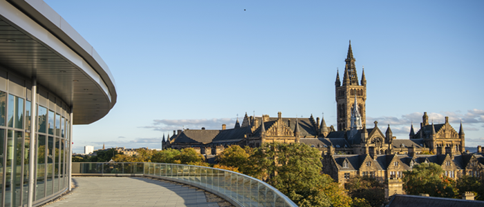 City view of Gilbert Scott Building