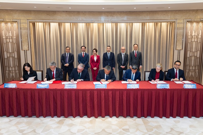 Attendees in Shanghai for the AstraZeneca UK collaboration