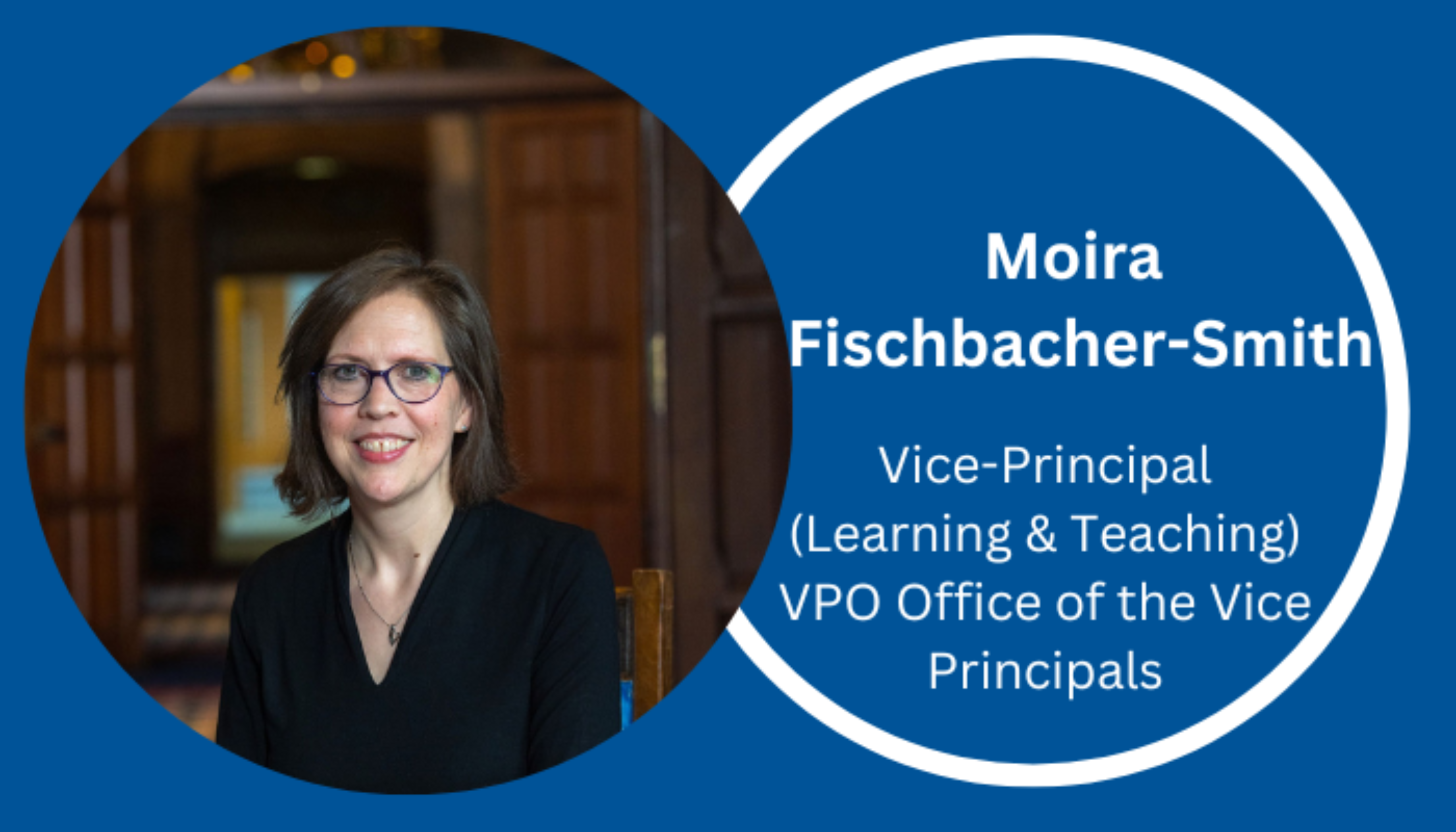 Headshot of VP of L&T Moira Fischbacher-Smith