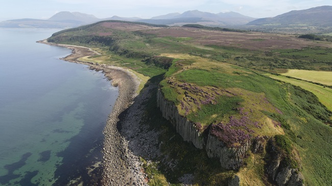 Drumadoon landscape with hill fort in foreground. Credit James O'Driscoll Drumadoon landscape with hill fort in foreground. Credit James O'Driscoll