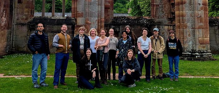 Close up of PGR students group photo
