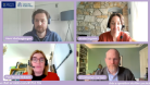 A screenshot from the webinar featuring speakers Mark McGeoghegan, Kezia Dugdale, Nicola McEwen, Chris Carman