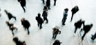 Some people viewed from above