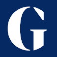 White Guardian G logo on blue background