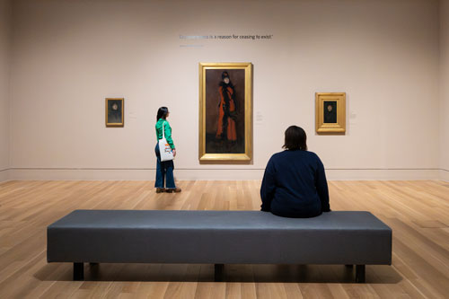 James McNeill Whistler at Tate Britain. Photo © Tate (Larina Fernandes).