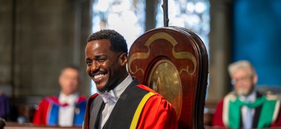 Ncuti Gatwa receives honorary degree