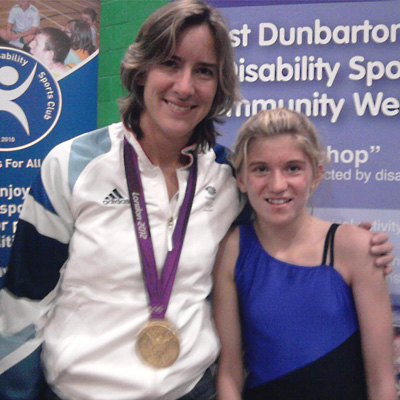 Katherine Grainger and rower Laura McKenzie in 2012