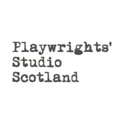 Playwrights Studio Scotland logo in grey on a white background
