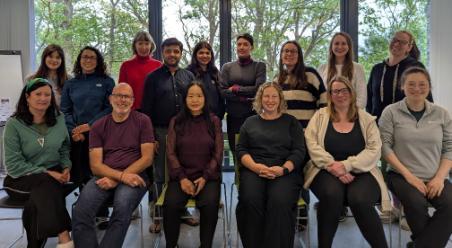 Group picture of participants at writing retreat
