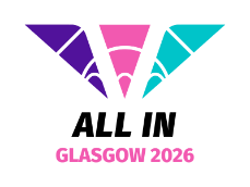 All in Glasgow Commonwealth Games Logo