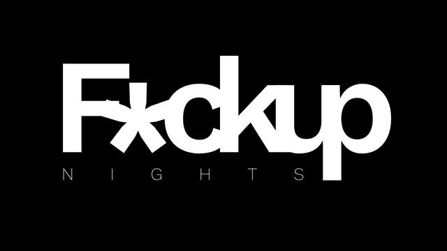 Fckup Nights logo with asterisk in place of first 'u'