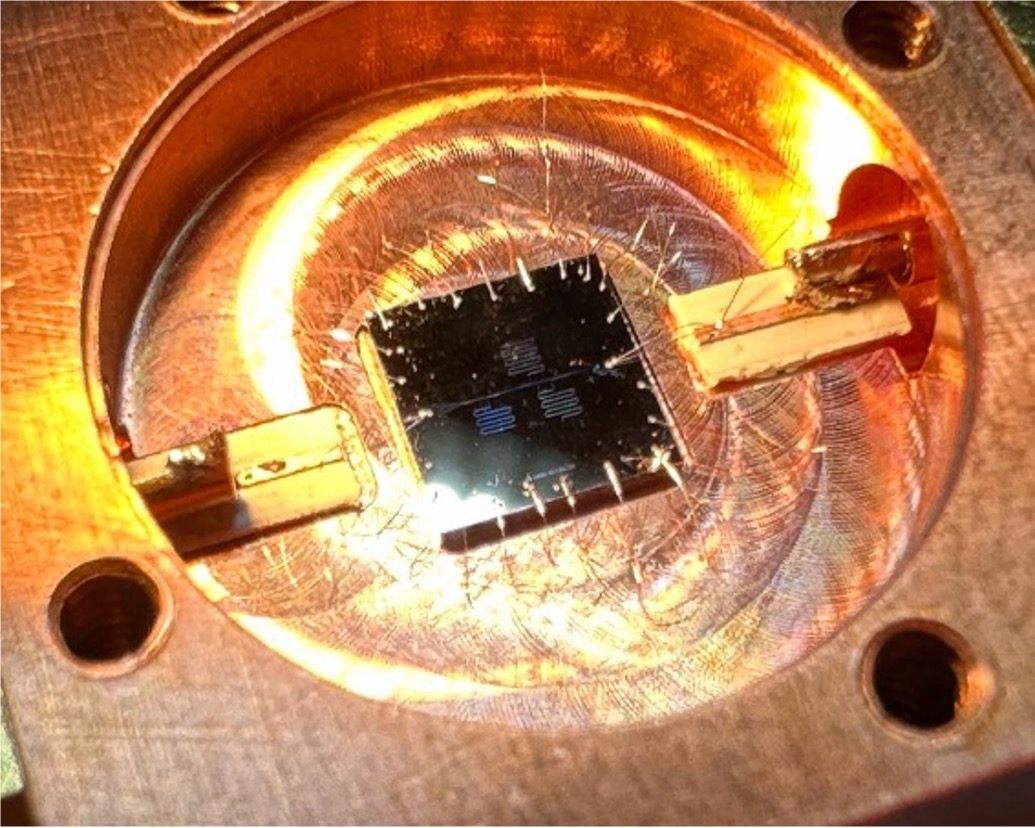 Picture of a superconducting resonator