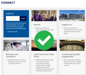 good example of web design - 2 colours used