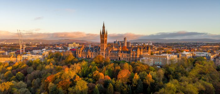 University of Glasgow Gilbert Scott Building and Tower