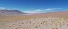 Bright blue sky in the Atacama desert