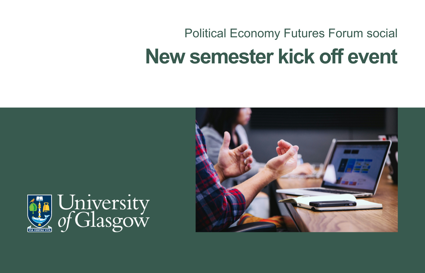 Banner image for Political Economy Futures Forum kick off event