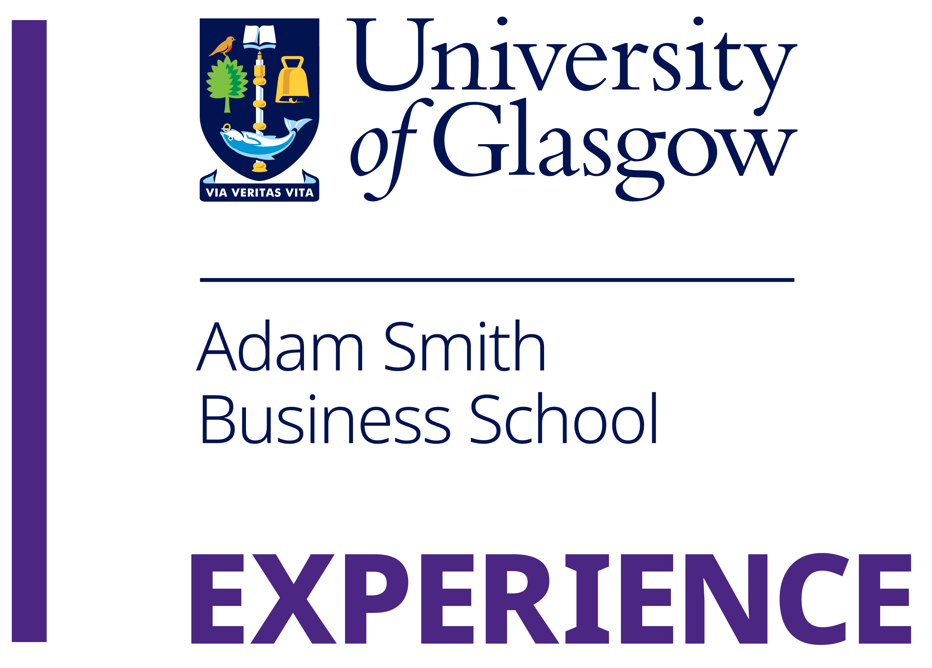 University of Glasgow, Adam Smith Business School, Experience Logo
