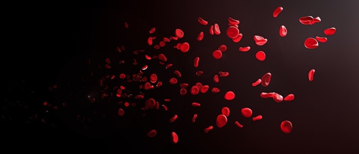 A graphic image of haemoglobin