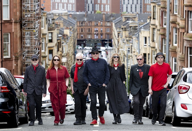 Photo caption - Left to right. Bob Anderson, Therese Martin, Marco Ferrari, David Archibald, Olivia McLean, Simon Whittle and Ronan Breslin of The Tenementals. Credit Martin Shields. Photo caption - Left to right. Bob Anderson, Therese Martin, Marco Ferrari, David Archibald, Olivia McLean, Simon Whittle and Ronan Breslin of The Tenementals. Credit Martin Shields.