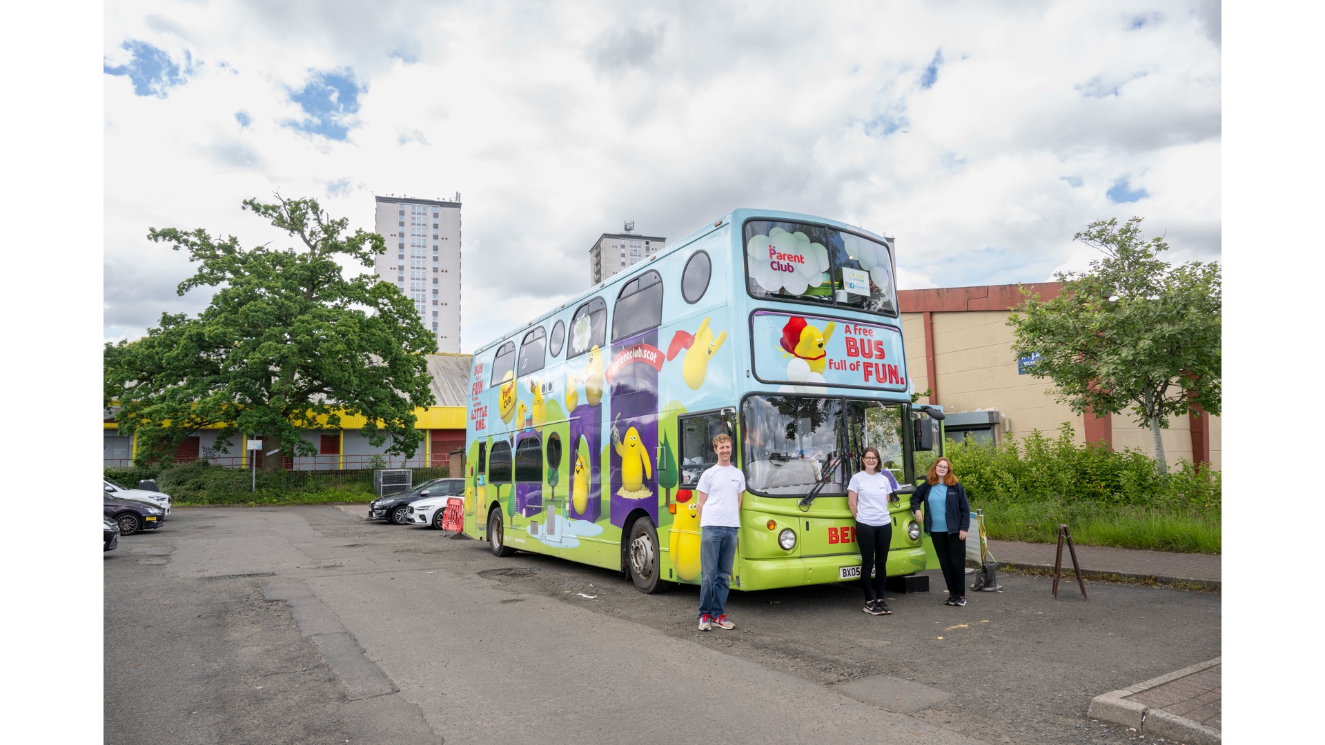 Photograph of Benji the Play, Talk, Read bus.