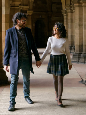 Lorraine D Almeida (MSc 2018) and Antonio Feregrino Bolanos (MSc 2018)