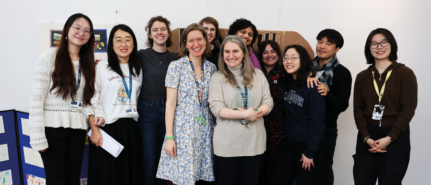 Some of the dozens of students, staff and alumni who have contributed to the Reading with Children project. Photo: Abigail Morris