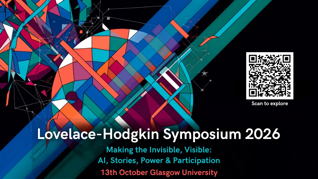 A promotional poster for the 2026 Lovelace-Hodgkin Symposium