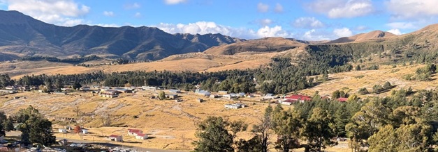Panoramic view of Lesotho
