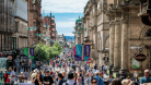 A busy Buchanan Street in Glasgow