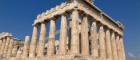 Clipped view of the parthenon