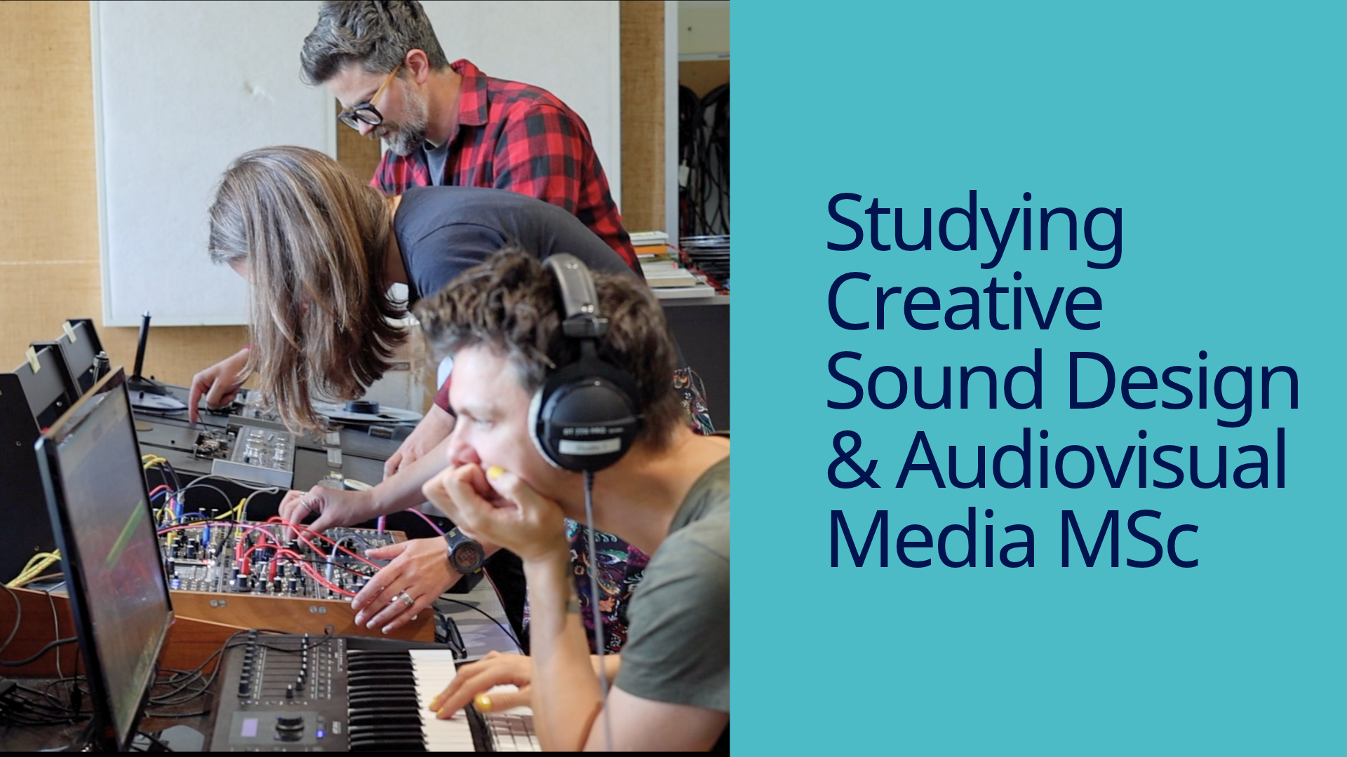 Studying Creative Sound Design & Audiovisual Media MSc