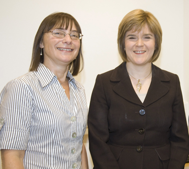 Nicola Sturgeon Karen Vousden