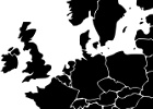 Partial map of Europe
