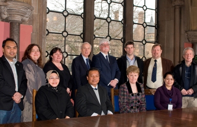 Professor Rosman with Prof Andrea Nolan (centre)